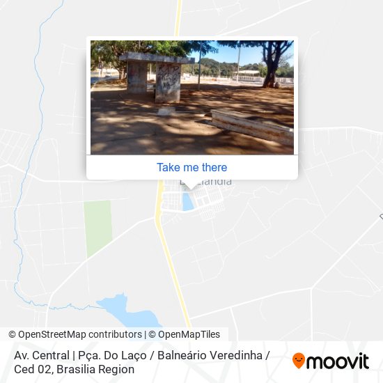 Av. Central | Pça. Do Laço / Balneário Veredinha / Ced 02 map