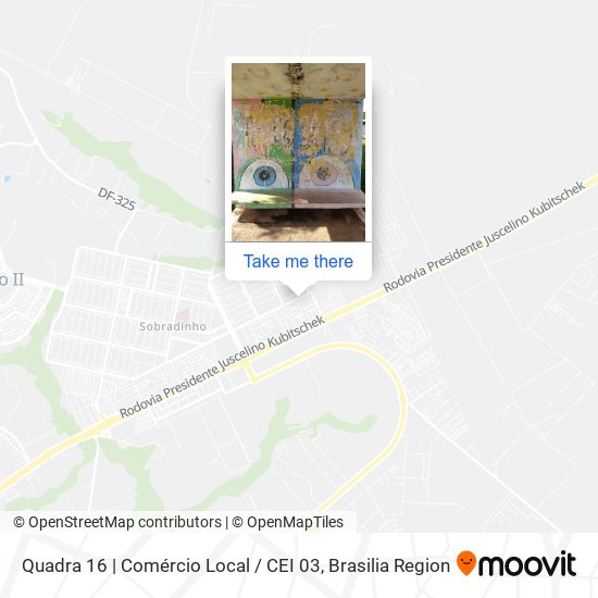 Quadra 16 | Comércio Local / CEI 03 map