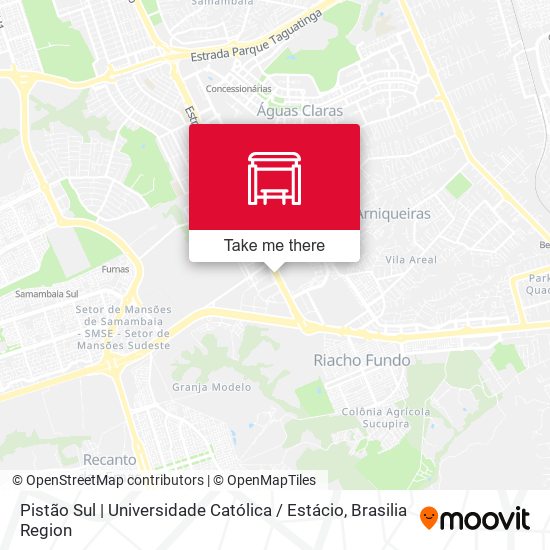 Pistão Sul | Universidade Católica / Estácio map