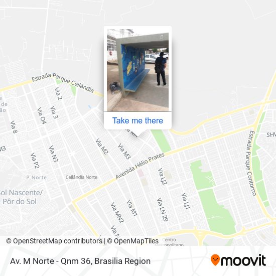 Av. M Norte - Qnm 36 map