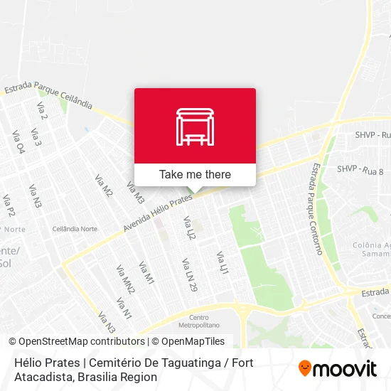 Hélio Prates | Cemitério De Taguatinga / Fort Atacadista map