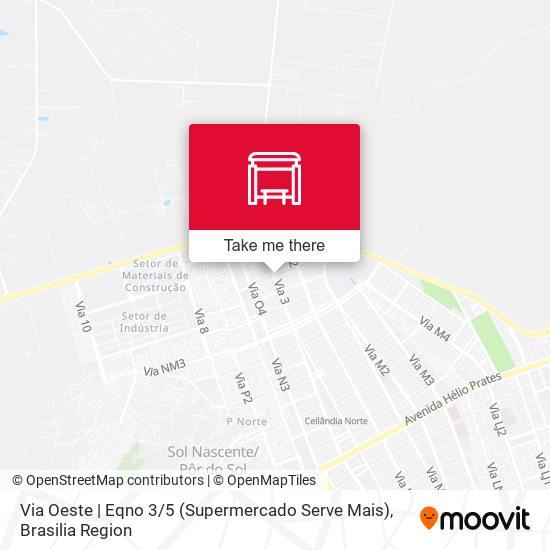 Via Oeste | Eqno 3 / 5 (Supermercado Serve Mais) map