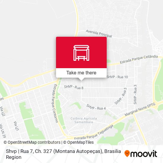 Shvp | Rua 7, Ch. 327 (Montana Autopeças) map