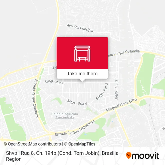 Shvp | Rua 8, Ch. 194b (Cond. Tom Jobin) map