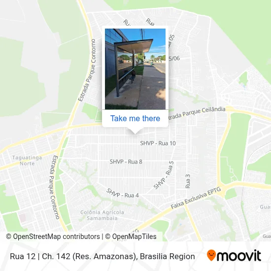 Rua 12 | Ch. 142 (Res. Amazonas) map