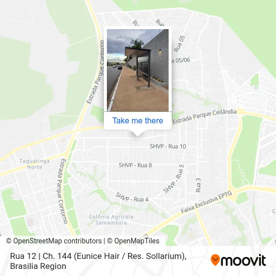 Rua 12 | Ch. 144 (Eunice Hair / Res. Sollarium) map