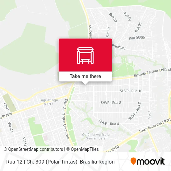 Rua 12 | Ch. 309 (Polar Tintas) map