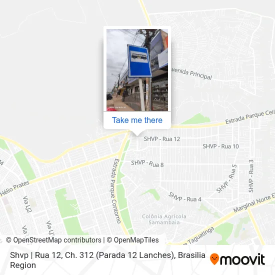 Shvp | Rua 12, Ch. 312 (Parada 12 Lanches) map