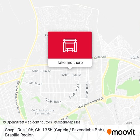 Shvp | Rua 10b, Ch. 135b (Capela / Fazendinha Bsb) map