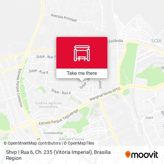 Shvp | Rua 6, Ch. 235 (Vitória Imperial) map