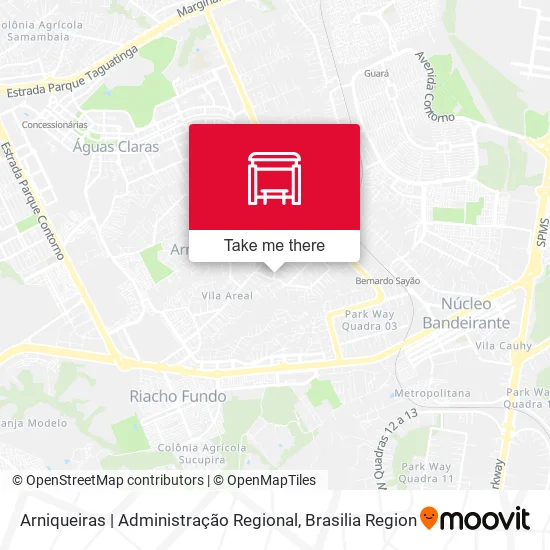 Arniqueiras | Administração Regional map