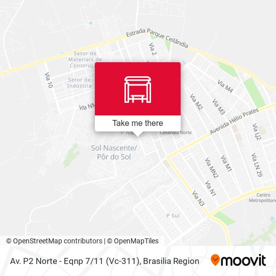 Mapa Av. P2 Norte - Eqnp 7 / 11 (Vc-311)