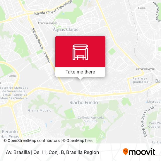 Mapa Av. Brasília | Qs 11, Conj. B