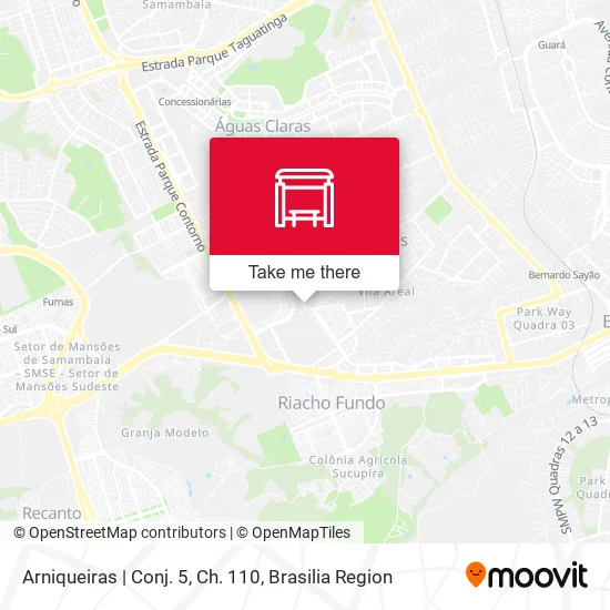 Arniqueiras | Conj. 5, Ch. 110 map