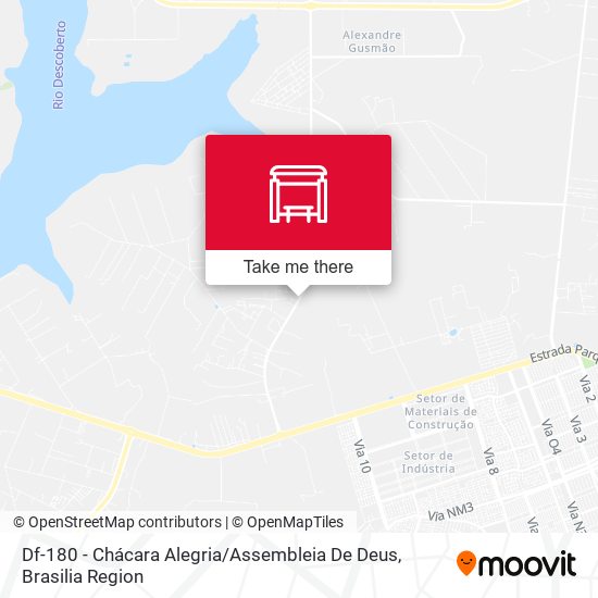 Df-180 - Chácara Alegria / Assembleia De Deus map