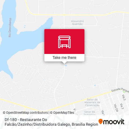 Df-180 - Restaurante Do Falcão / Zezinho / Distribuidora Galego map