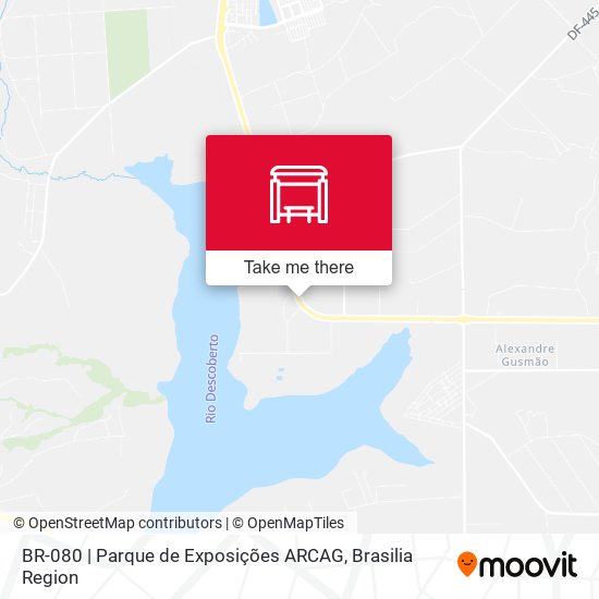 BR-080 | Parque de Exposições ARCAG map