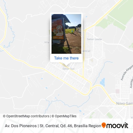 Av. Dos Pioneiros | St. Central, Qd. 46 map