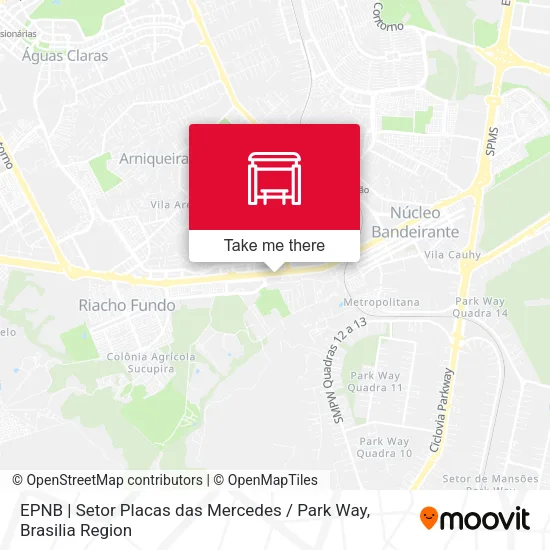 EPNB | Setor Placas das Mercedes / Park Way map