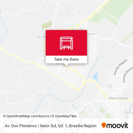 Av. Dos Pioneiros | Setor Sul, Qd. 1 map