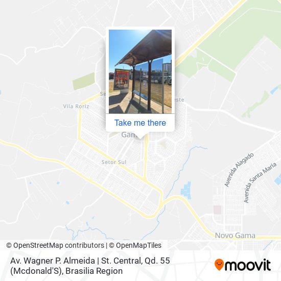 Av. Wagner P. Almeida | St. Central, Qd. 55 (Mcdonald'S) map