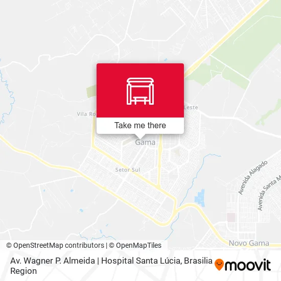 Av. Wagner P. Almeida | Hospital Santa Lúcia map