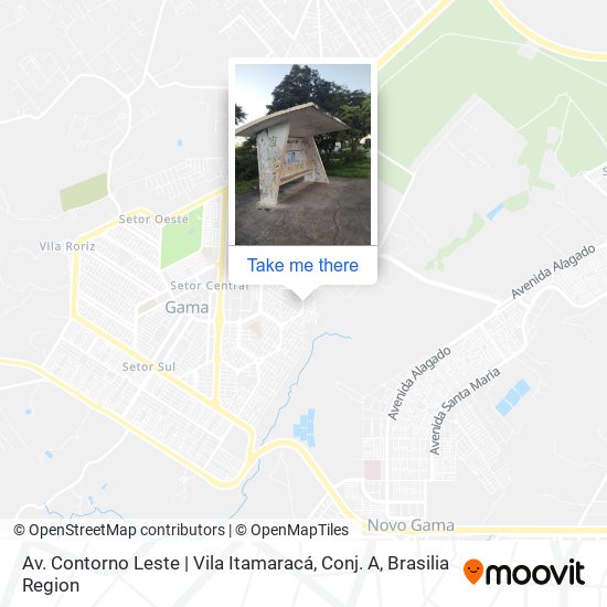 Av. Contorno Leste | Vila Itamaracá, Conj. A map