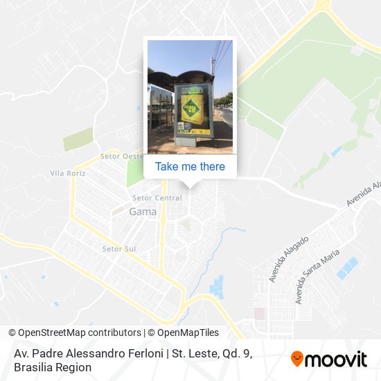 Av. Padre Alessandro Ferloni | St. Leste, Qd. 9 map