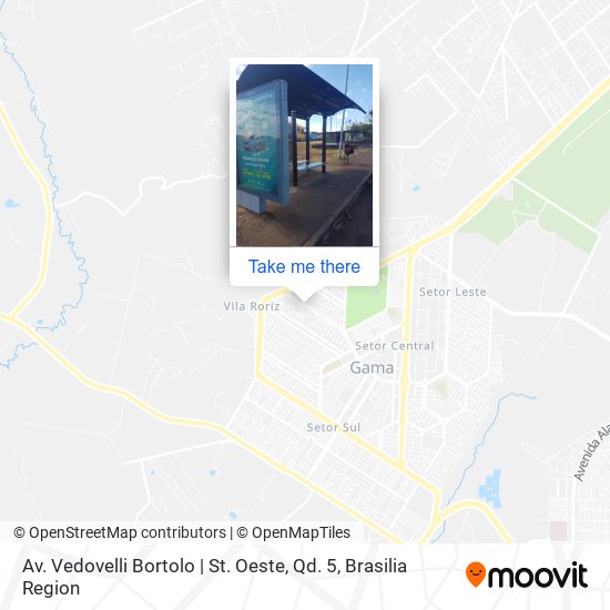 Av. Vedovelli Bortolo | St. Oeste, Qd. 5 map