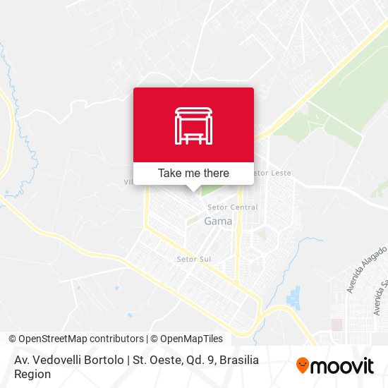 Av. Vedovelli Bortolo | St. Oeste, Qd. 9 map