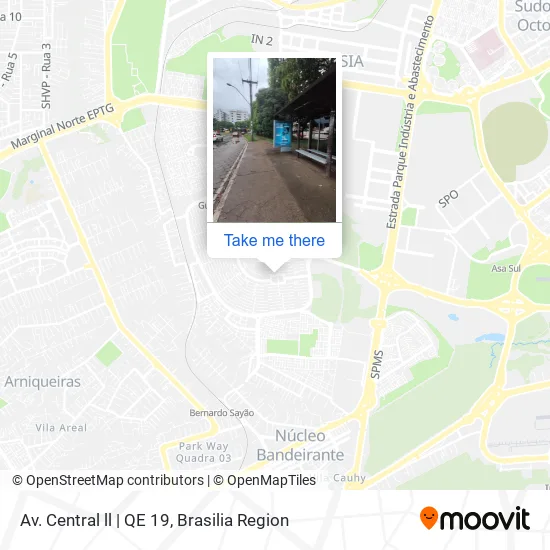 Mapa Av. Central ll | QE 19