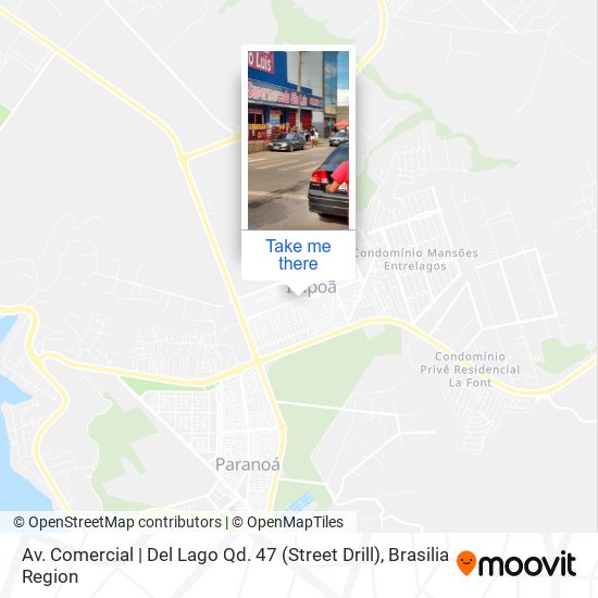 Mapa Av. Comercial | Del Lago Qd. 47 (Street Drill)