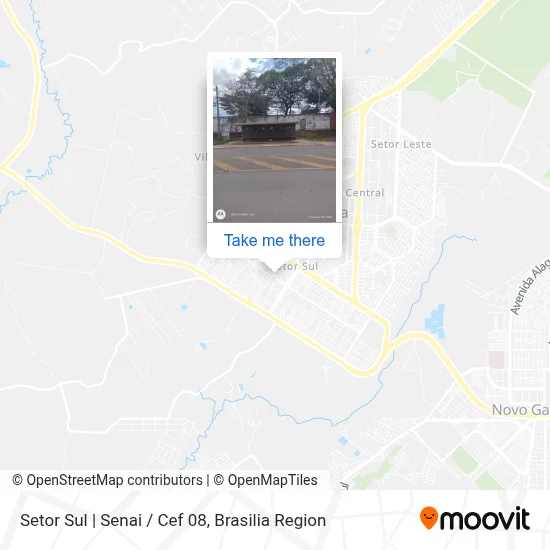 Setor Sul | Senai / Cef 08 map