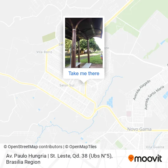Av. Paulo Hungria | St. Leste, Qd. 38 (Ubs N°5) map