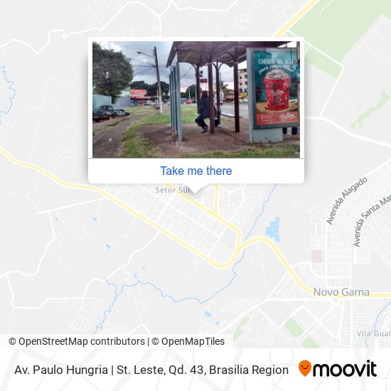Av. Paulo Hungria | St. Leste, Qd. 43 map