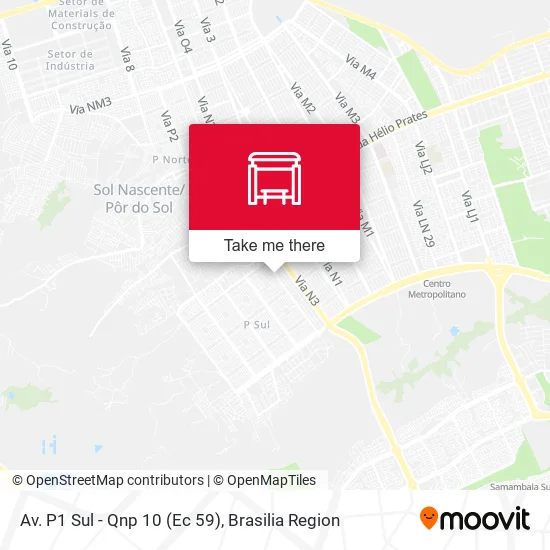 Av. P1 Sul - Qnp 10 (Ec 59) map