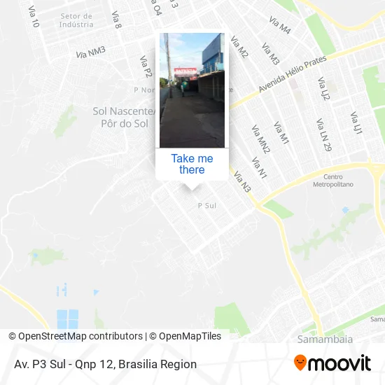 Av. P3 Sul - Qnp 12 map