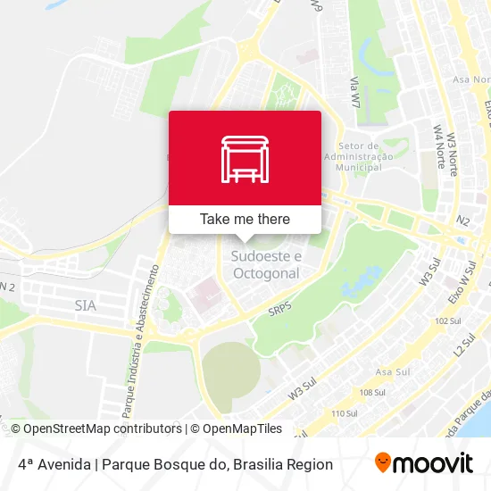 4ª Avenida | Parque Bosque do map