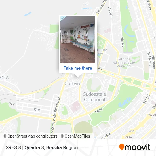 SRES 8 | Quadra 8 map