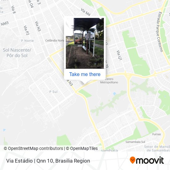 Mapa Via Estádio | Qnn 10