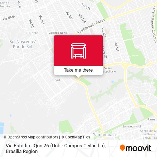 Via Estádio | Qnn 26 (Unb - Campus Ceilândia) map