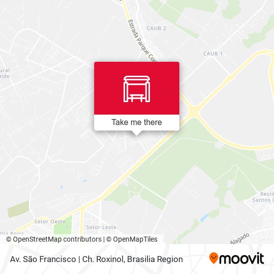 Av. São Francisco | Ch. Roxinol map