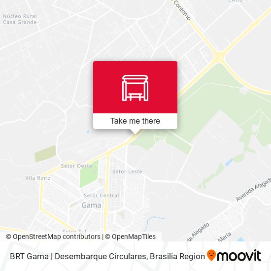 BRT Gama | Desembarque Circulares map