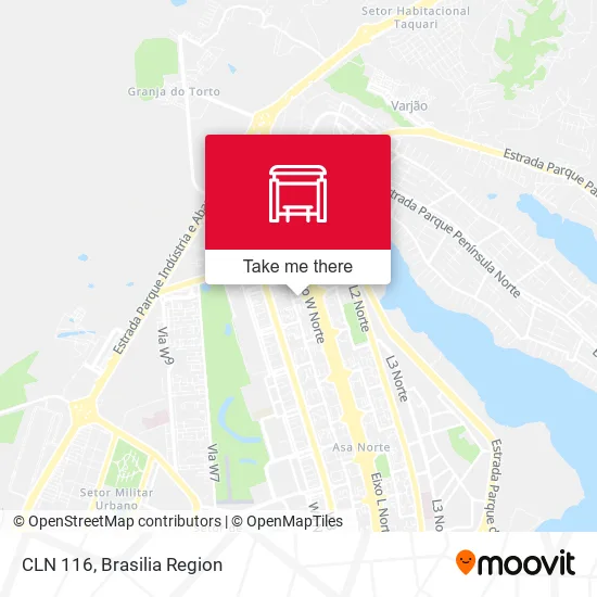 CLN 116 map