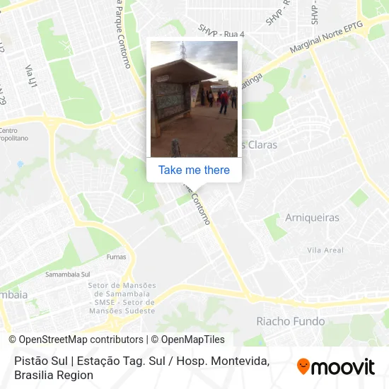 Pistão Sul | Estação Tag. Sul / Hosp. Montevida map