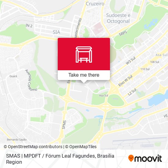 Mapa SMAS | MPDFT / Fórum Leal Fagundes