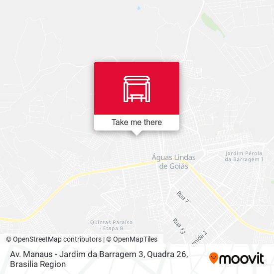 Av. Manaus - Jardim da Barragem 3, Quadra 26 map