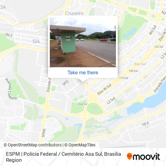 ESPM | Polícia Federal / Cemitério Asa Sul map