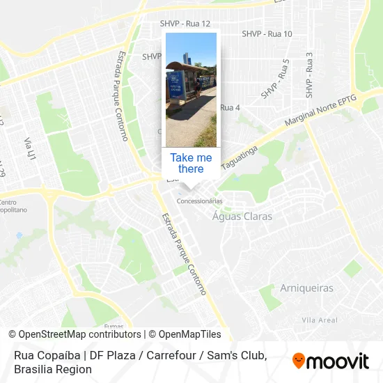 Rua Copaíba | DF Plaza / Carrefour / Sam's Club map