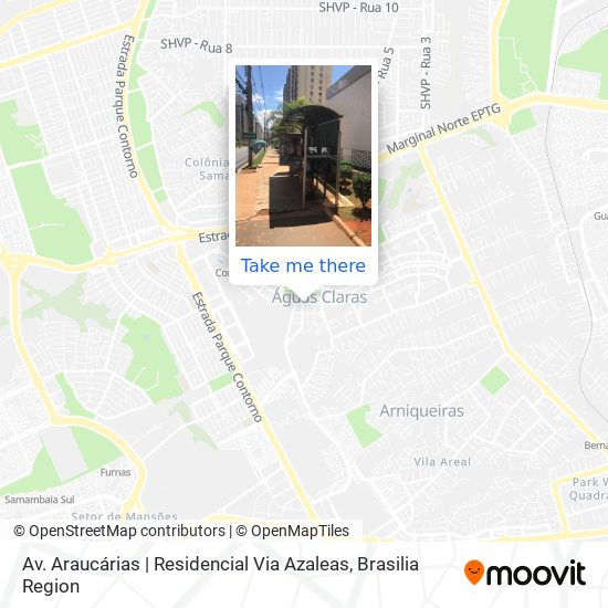 Av. Araucárias | Residencial Via Azaleas map